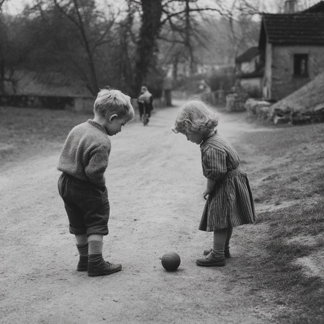 Children Playing A Photo by Dagmar Hochova