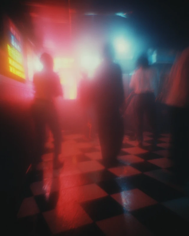 1978 Japanese Disco Scene Focus Blur
