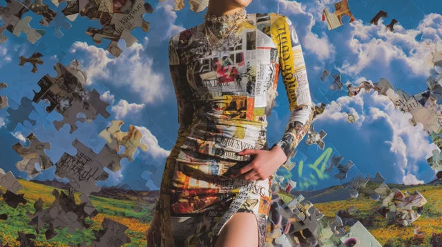 Surreal Collage Art with Emotional Lighting