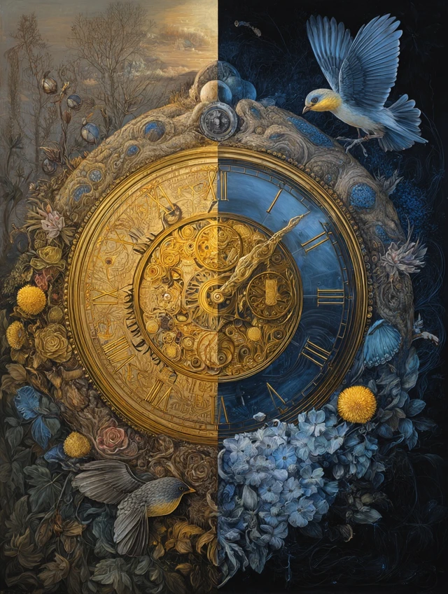 Time and Eternity Portrait Art