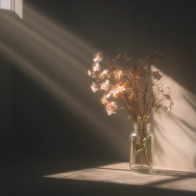 Mothers Day: Delicate Flowers in Warm Light