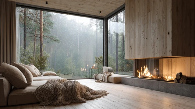 Cozy Scandinavian Living Room Interior