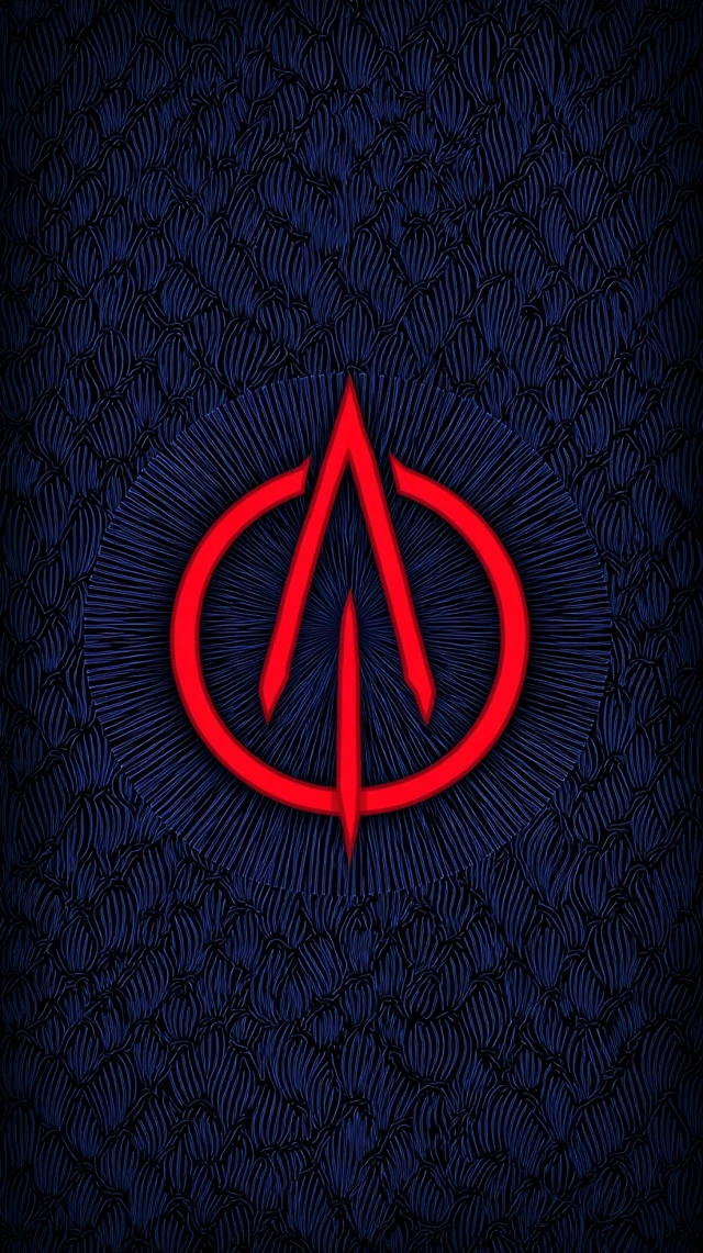 Dark Magic Tarot Card Back Design - 90s Anime Fantasy
