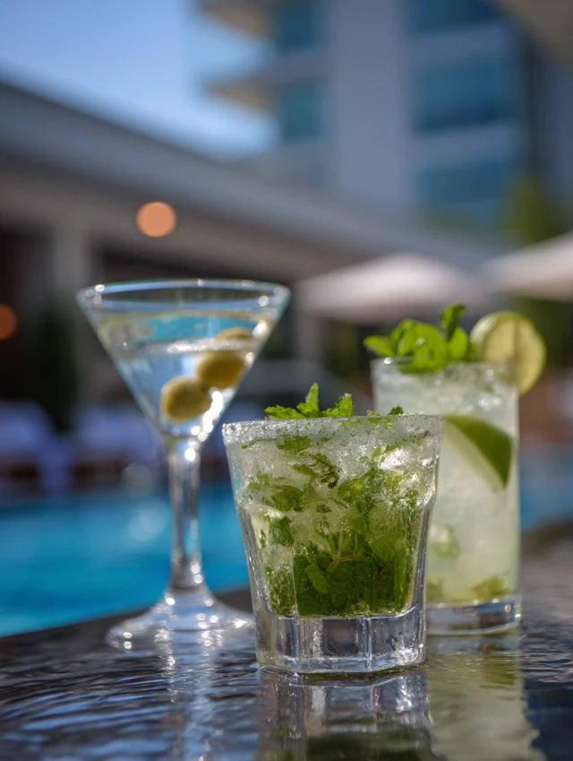 Refreshing Summer Cocktails Martini Mojito Tequila