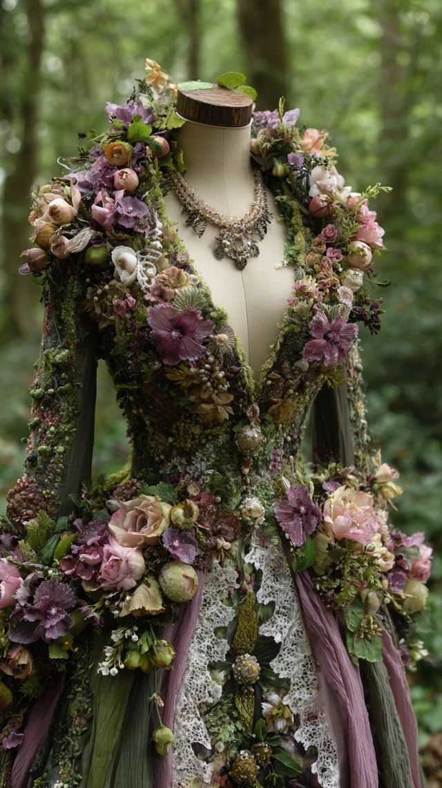 Fairy Wedding Dress in Enchanted Forest