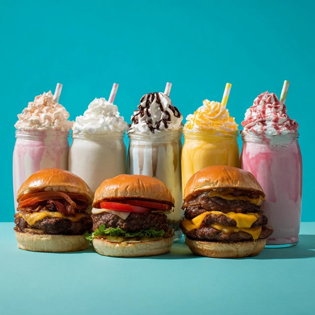 Fusion Food Burger and Milkshake Restaurant Homepage