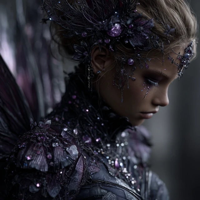Beautiful Fairy with Intricate Detail and Wings