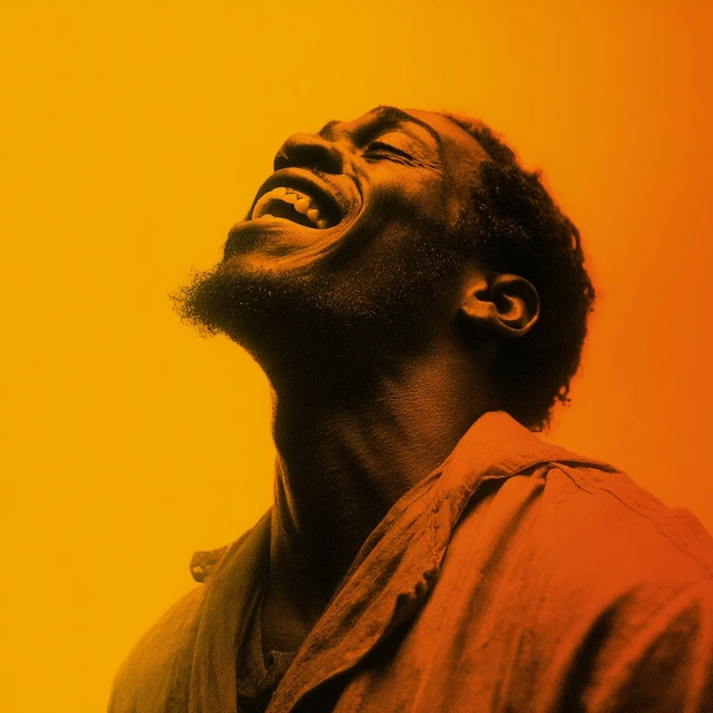 Man Experiencing Sensation Laguna Yellow Orange Hues