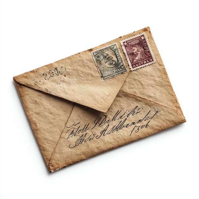 Vintage Australian Envelope 1960s Handwritten Address
