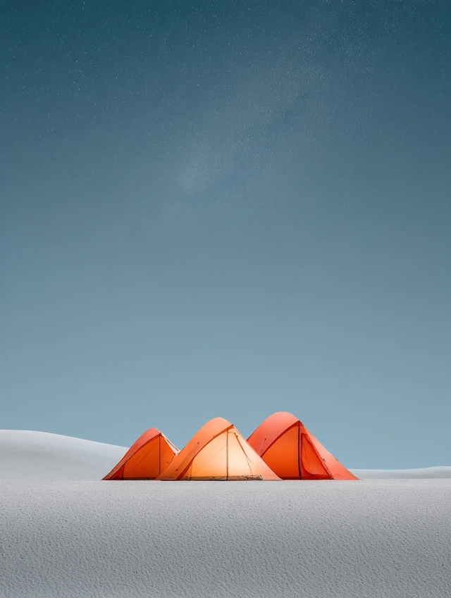 Desert Camping Under the Stars Night Photography