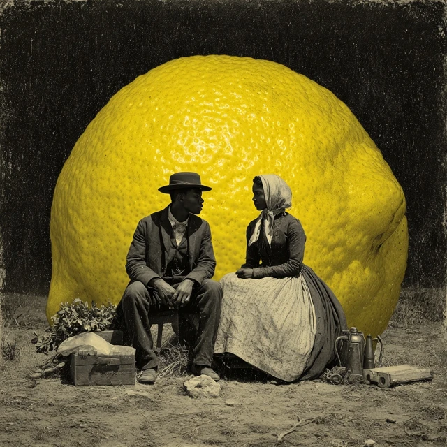 Underground Railroad with Lunar Lemon Art
