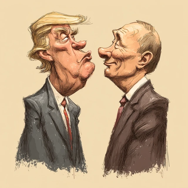 US and Russian Leaders Endearing Couple