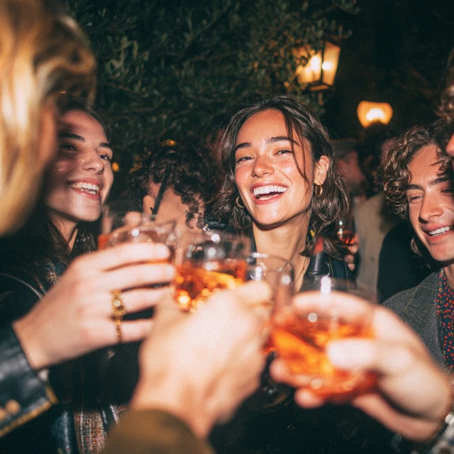 Party Cheers Smiling People Social Gathering