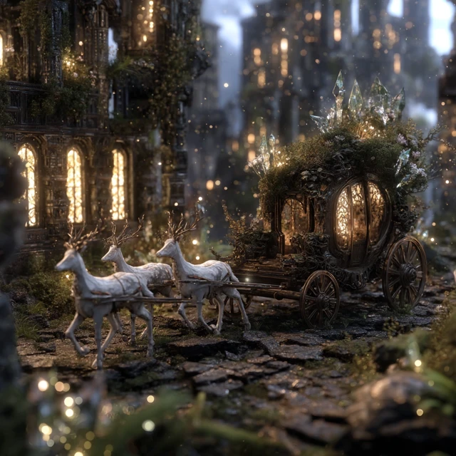 Post Apocalyptic Enchanted Kingdom Fairytale Art