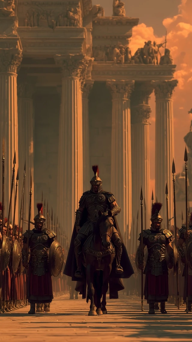 Roman Emperor Epic Entrance Ancient Greece