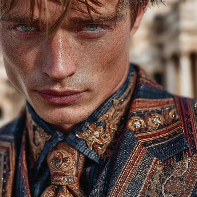 Versace Summer Collection Portrait in Rome