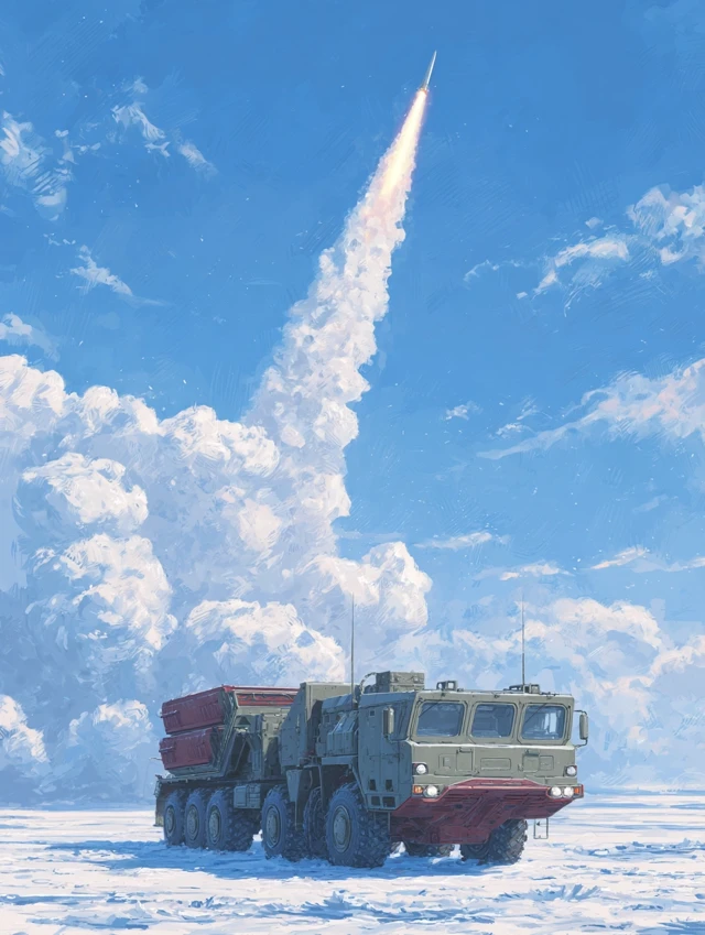 Russian Tornado S MLRS Missile Launch