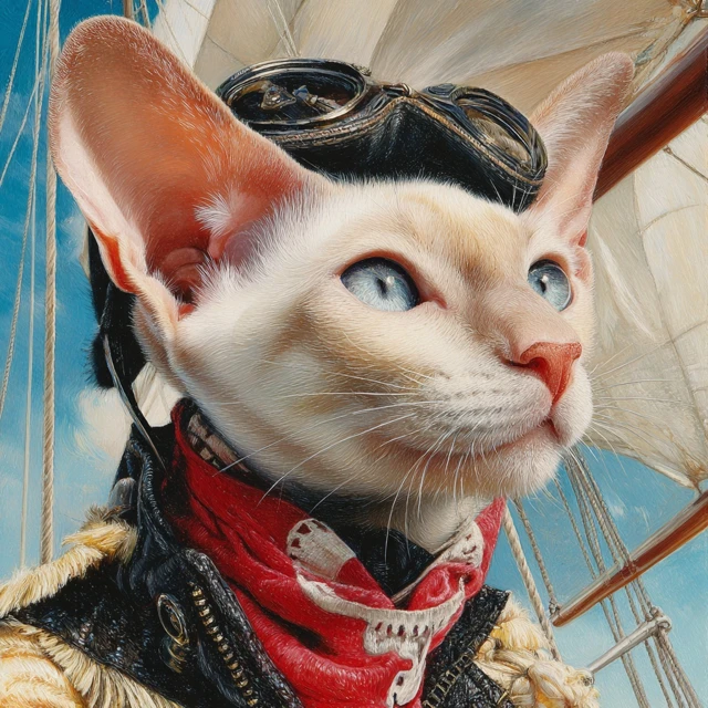 Pirate Cat Sailing Adventure A Siamese Feline