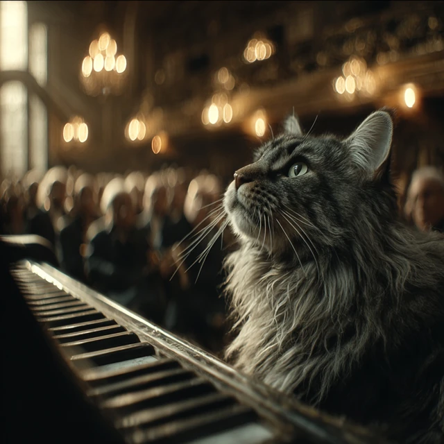 Majestic Cat Piano Solo Epic Performance