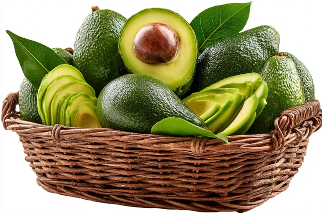 Avocado Basket Fresh Fruit Healthy Food