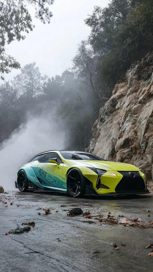 Futuristic Lexus Shooting Brake Car Design Photography
