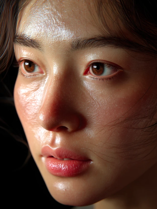 Asian Girl Portrait Hyper Realistic