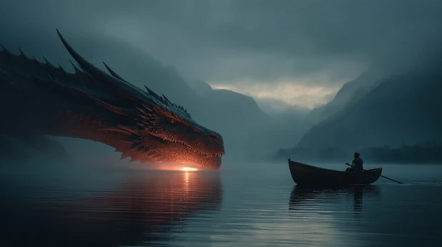 Dragon and Knight: Epic Fantasy Encounter