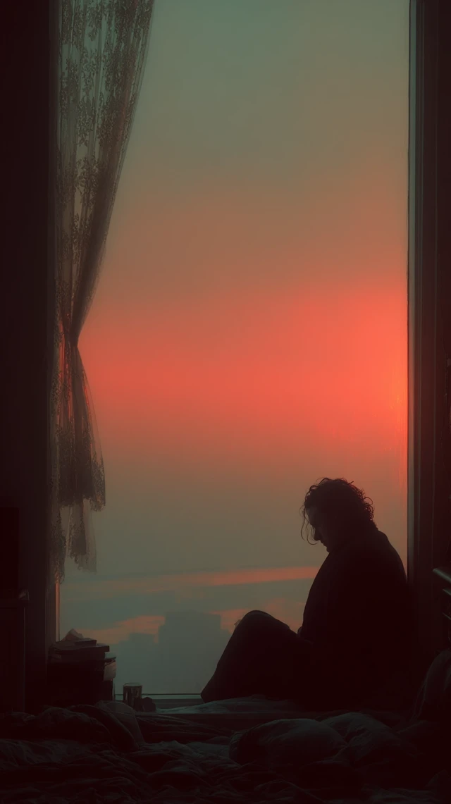 Dont Sleep Repeat Dramatic Sunset Silhouette