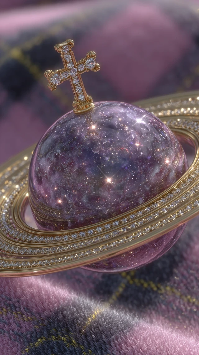 Vivienne Westwood Orb 3D Rendered Fashion Art
