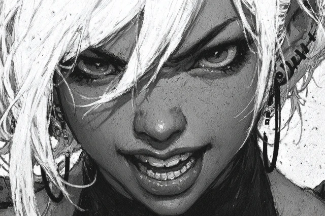Nier Automata Character Portrait by Luis Royo