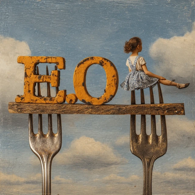 Fork vs Enjoyment A Metaphorical Image