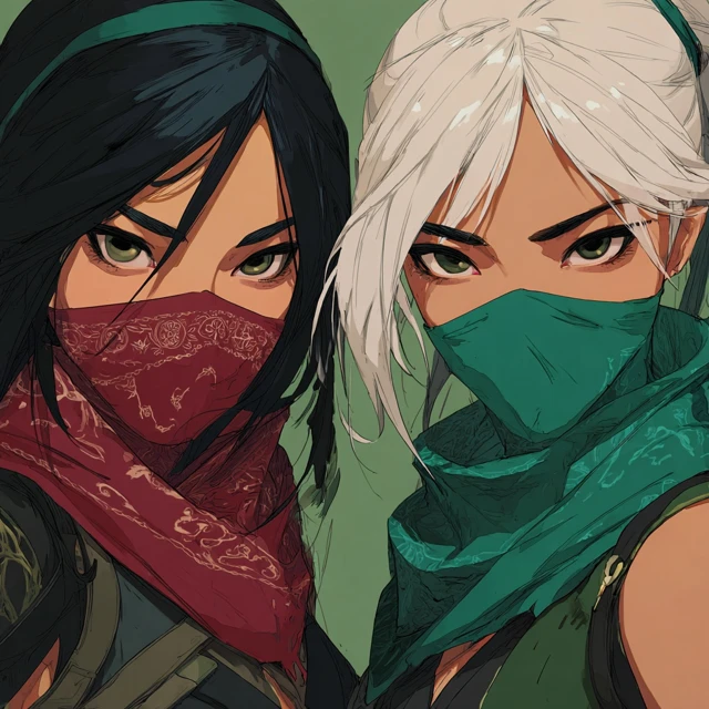 Female Ninja Duo Sienna and Jade