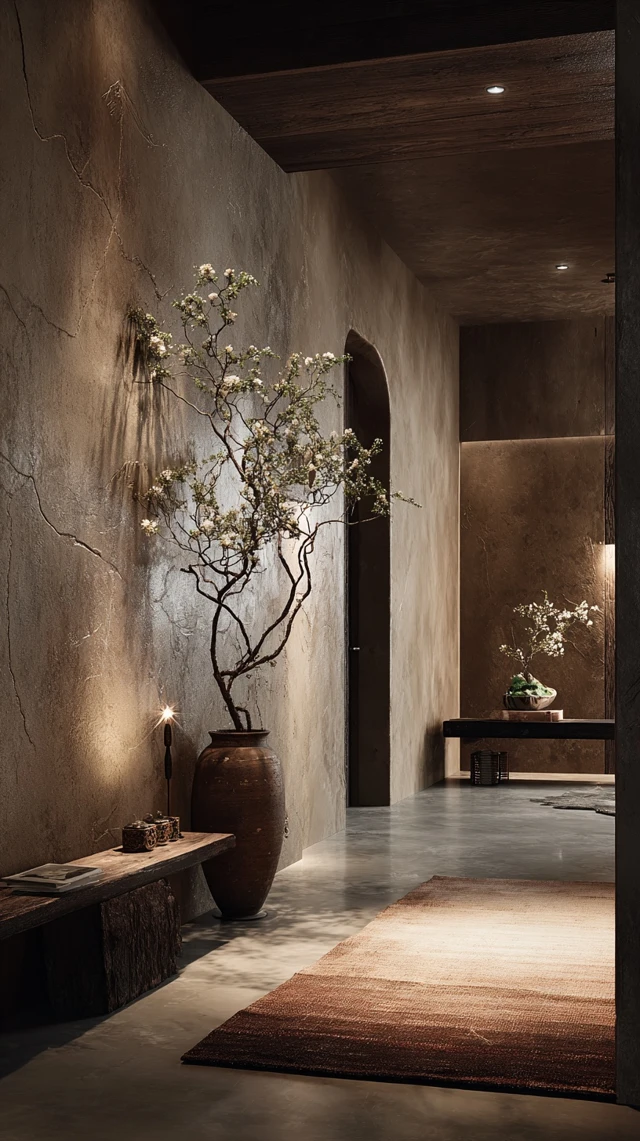 Japandi Wabi Sabi Interior Design Hallway