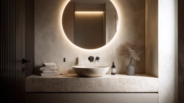 Luxury Powder Room Design: Sydney Residence