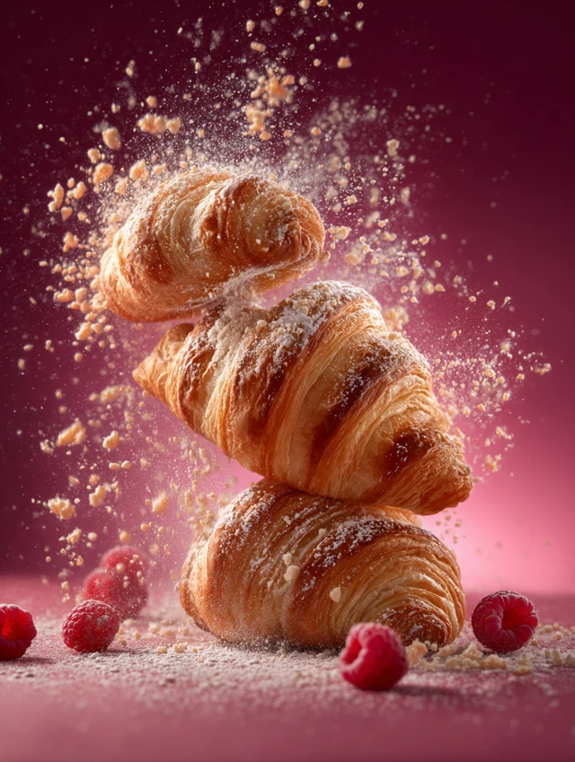 Delicious Bakery Photography Croissants Advertising