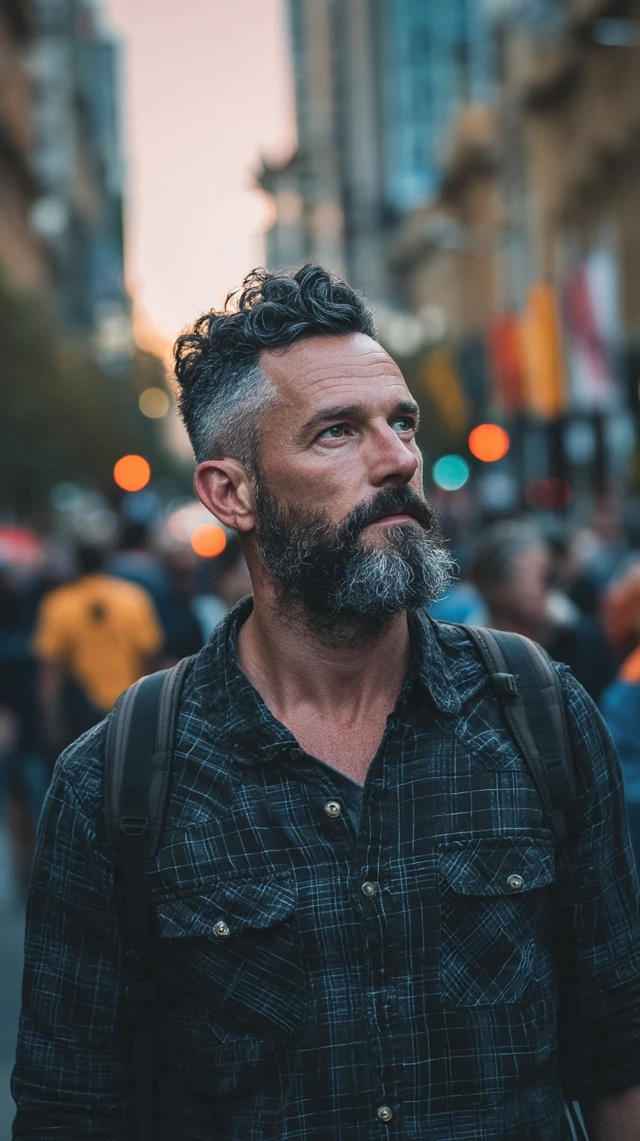 Young Man Walking Australian Street