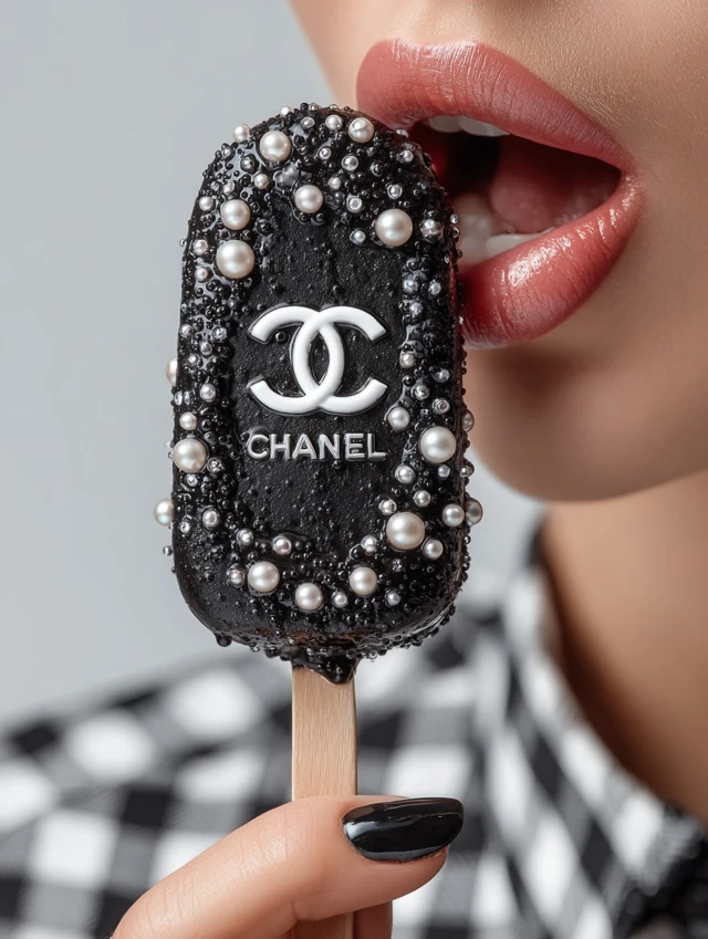 Chanel Ice Cream Popsicle Luxury Fashion Photo