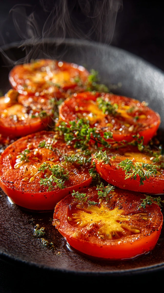 Delicious Roasted Tomatoes with Herbs and Olive Oil