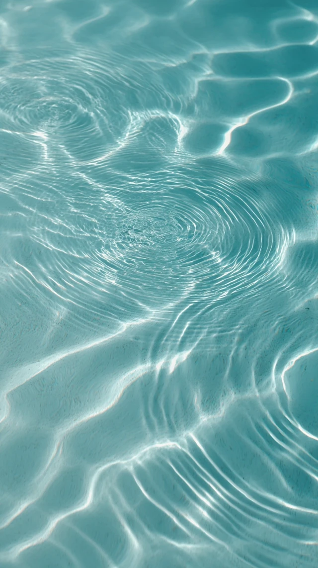 Water Ripples Surface Blue Calm Serene