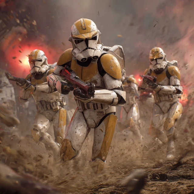 Clone Troopers Battle Star Wars