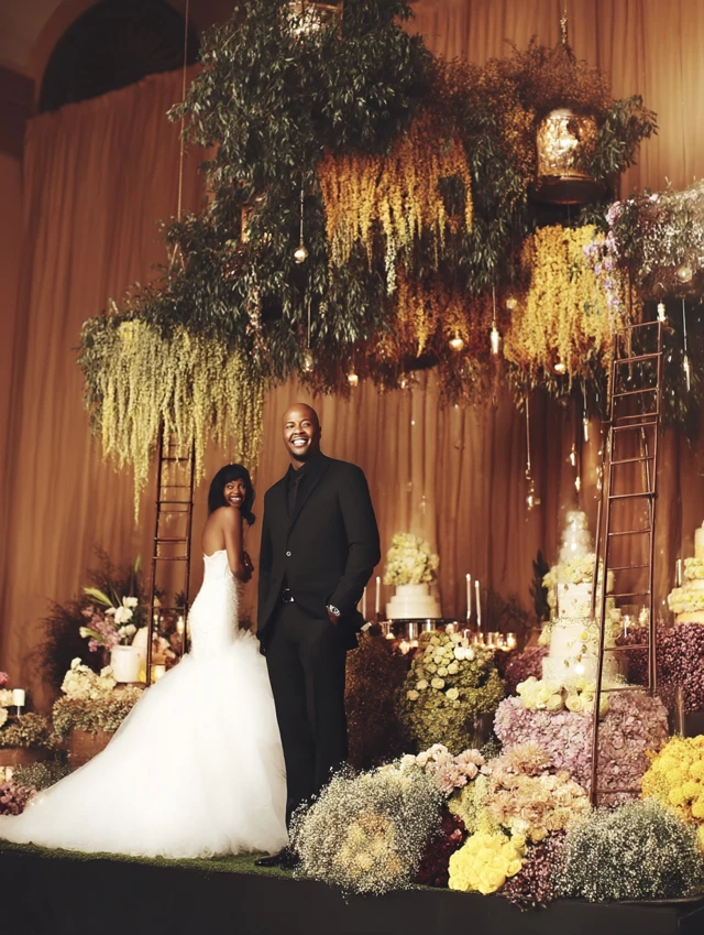 Black Couple Wedding Ceremony Photography