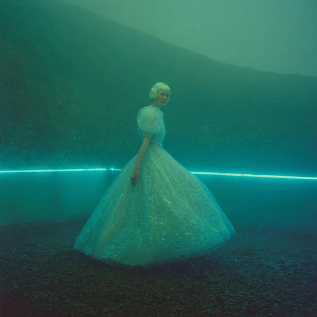 Surreal Neon Portrait Photography