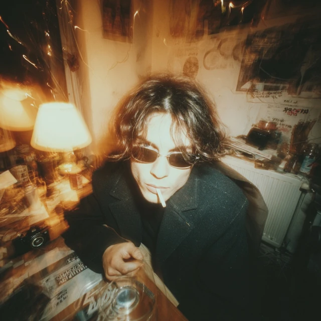 Polish Man Portrait with Sunglasses and Cigarette