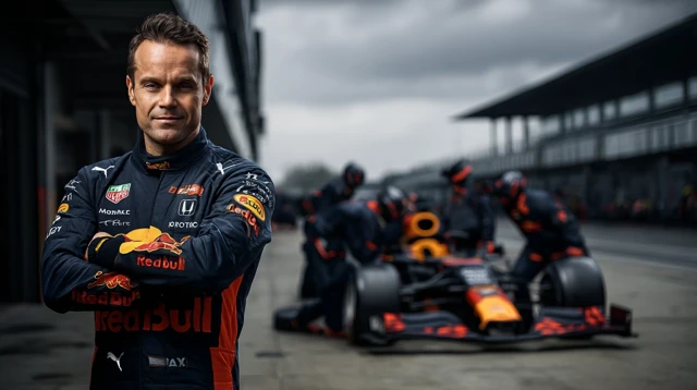 Red Bull F1 Team Member Pit Lane Portrait