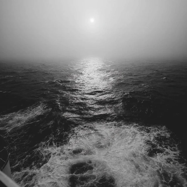 Ocean in Fog Hiroshi Sugimoto Style