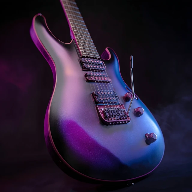 Electric Guitar Futuristic Punk Design
