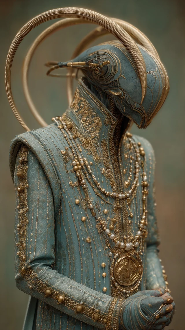 Biomecha Alien Symbiosis Inspired by Giger and Beksinski
