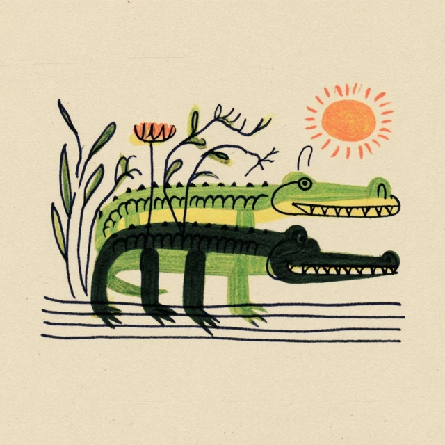 Crocodile Day Illustration Art