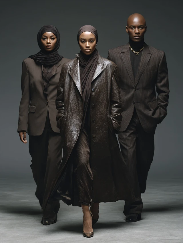 Powerful Muslim Women in Saint Laurent Inspired Outfits