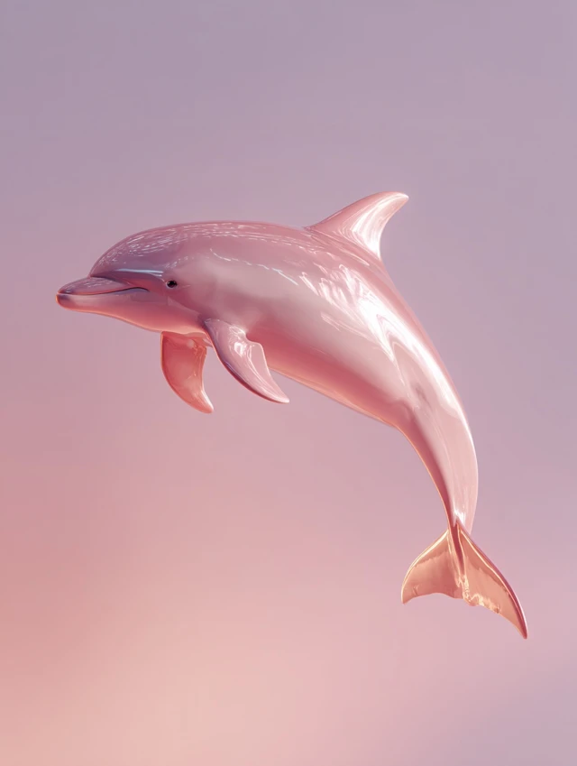 Pink Dolphin Luxury Editorial Photography